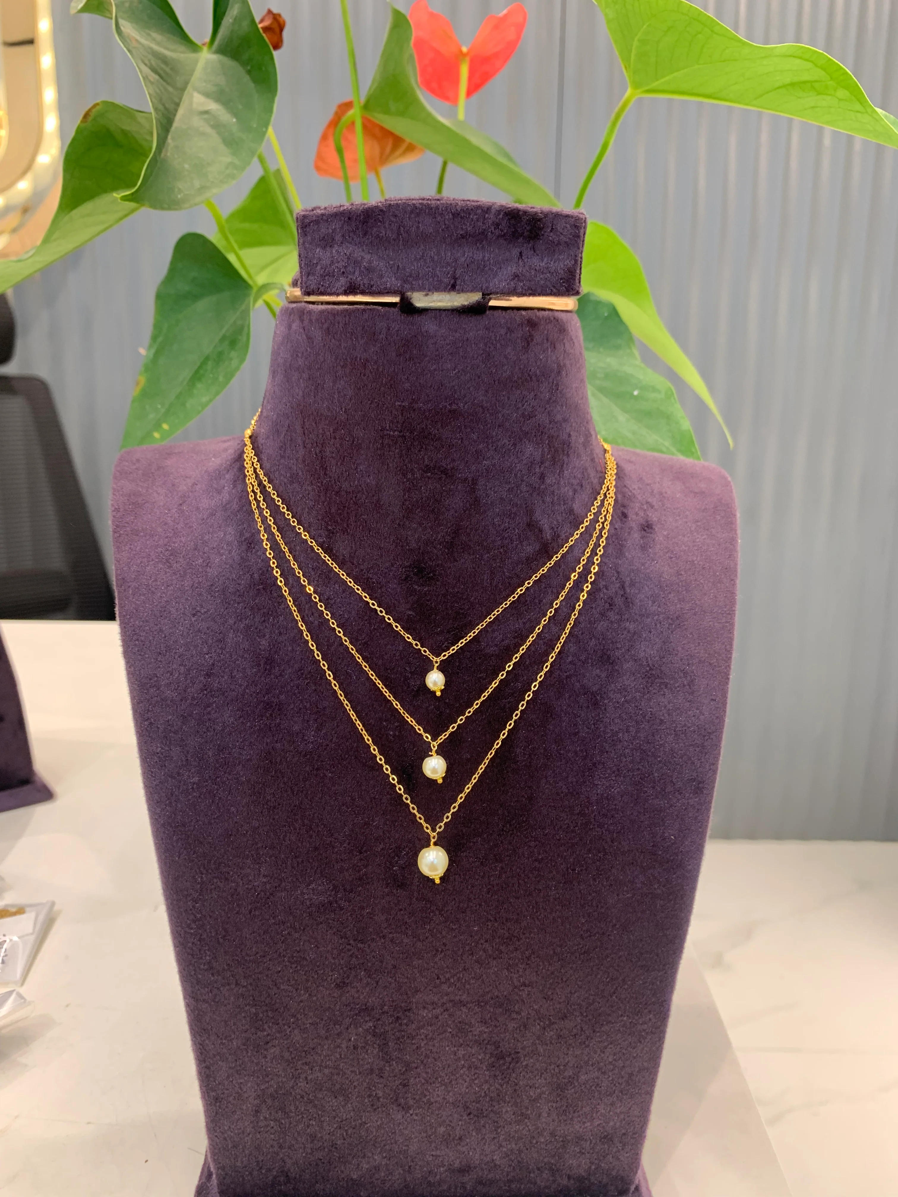 Beautiful 3 layer step Chain