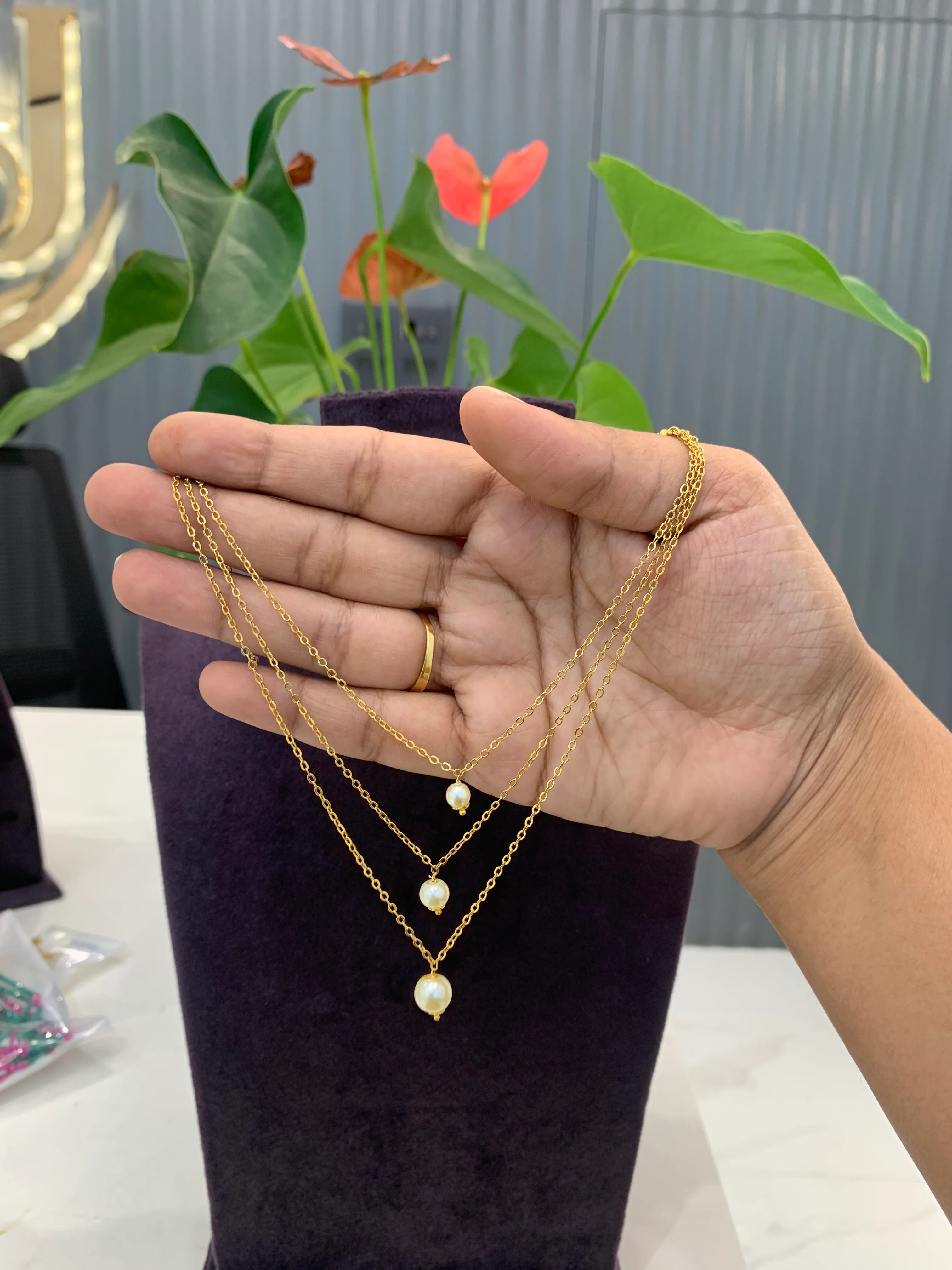 Beautiful 3 layer step Chain - Image 2
