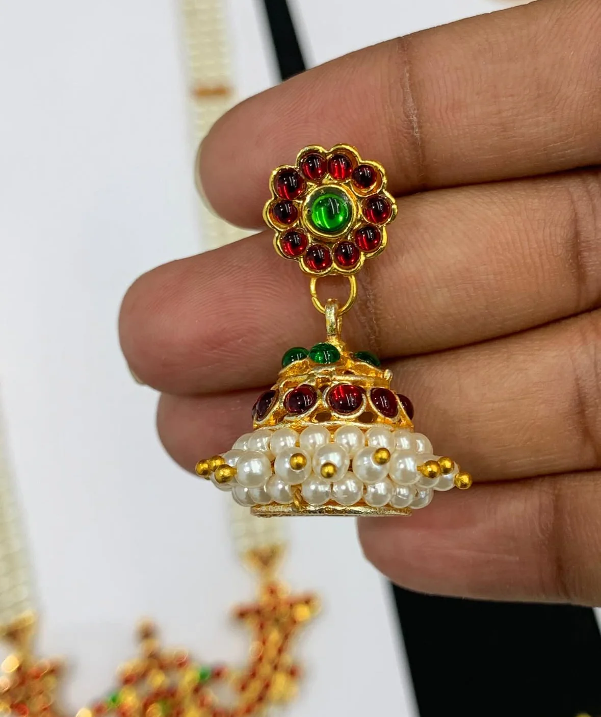 Beautiful barathanathyam dance set - Image 2