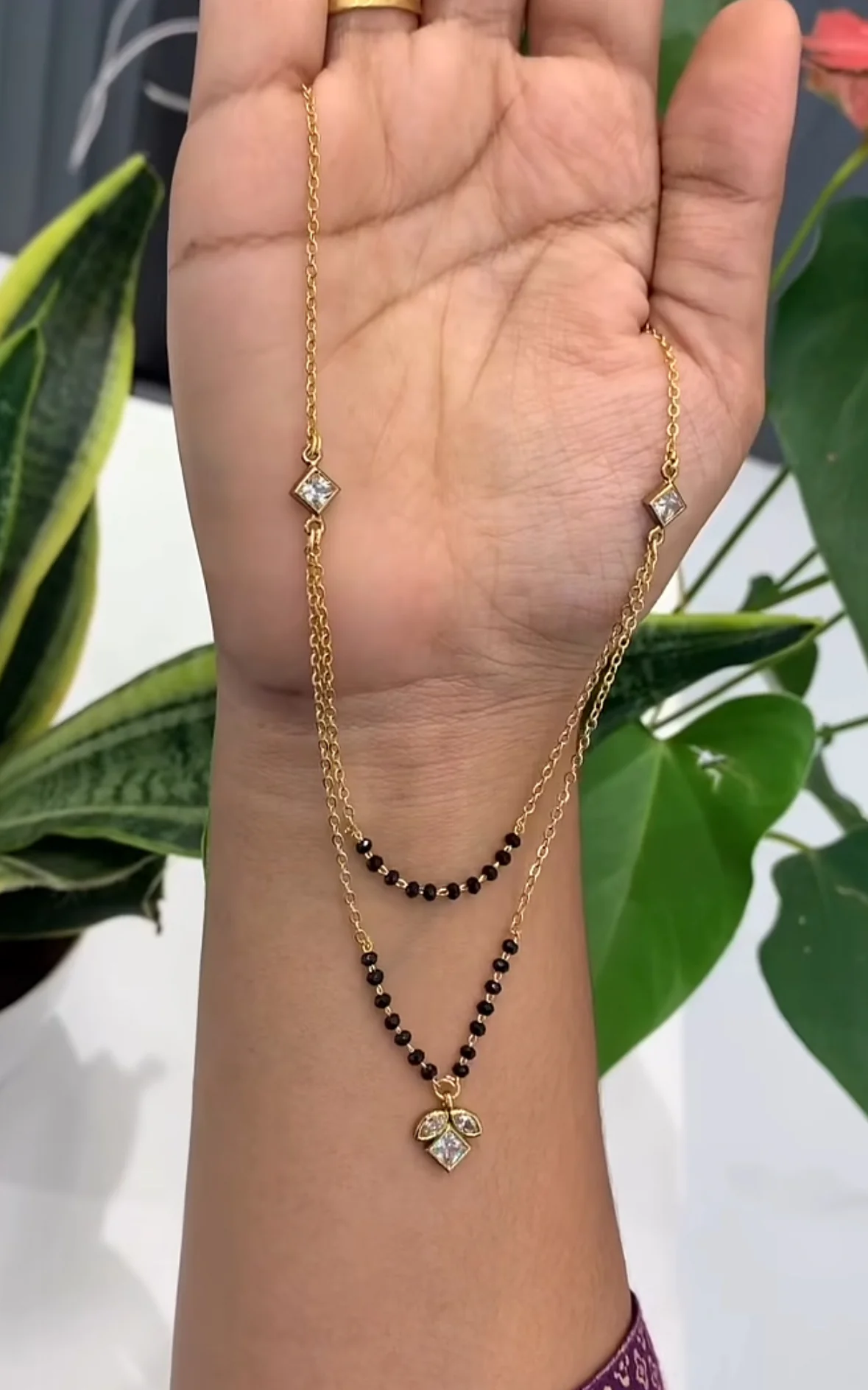 Beautiful customised blackbeads 18inchs