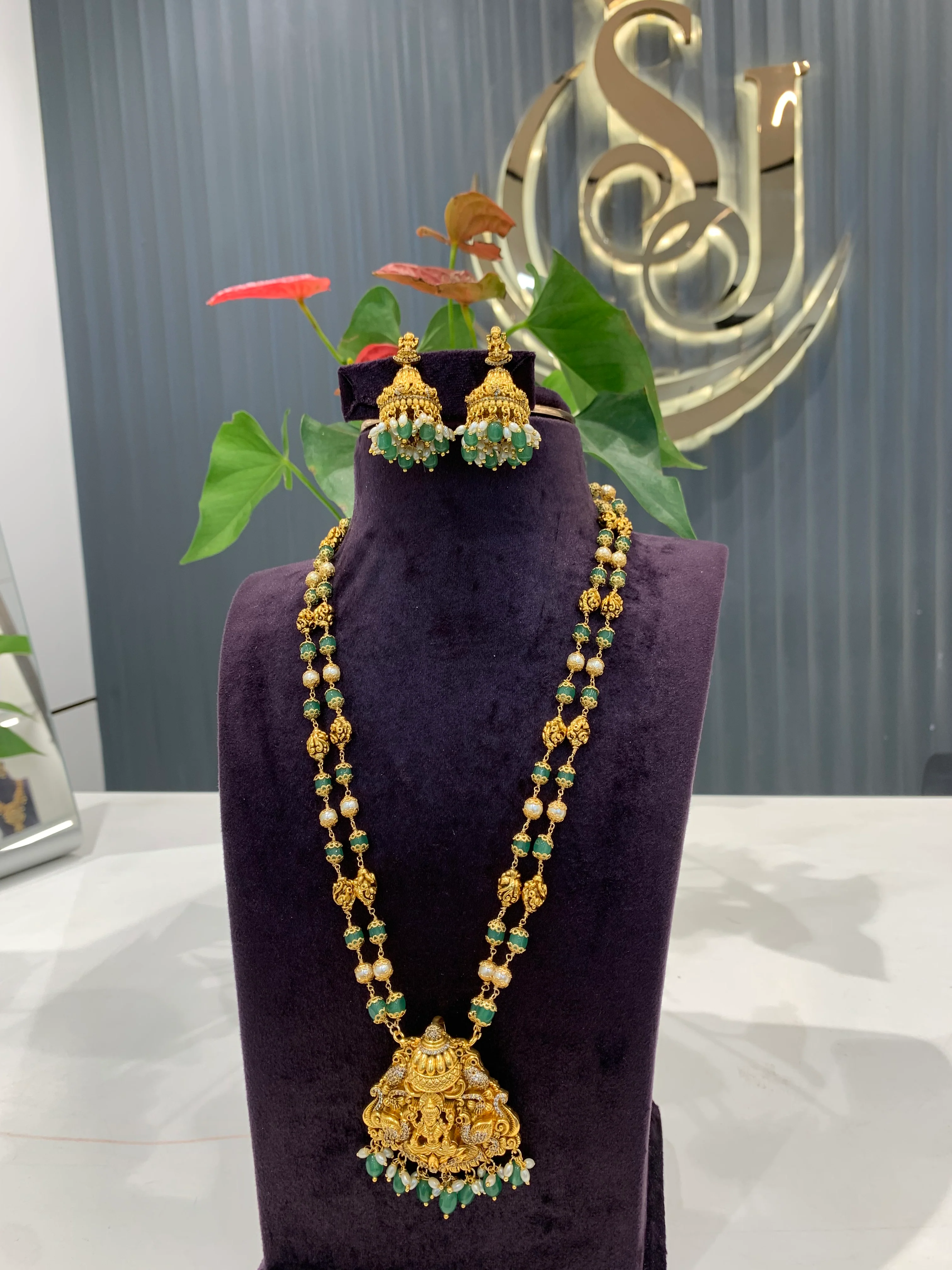Beautiful customised nakshi beads set - Image 2