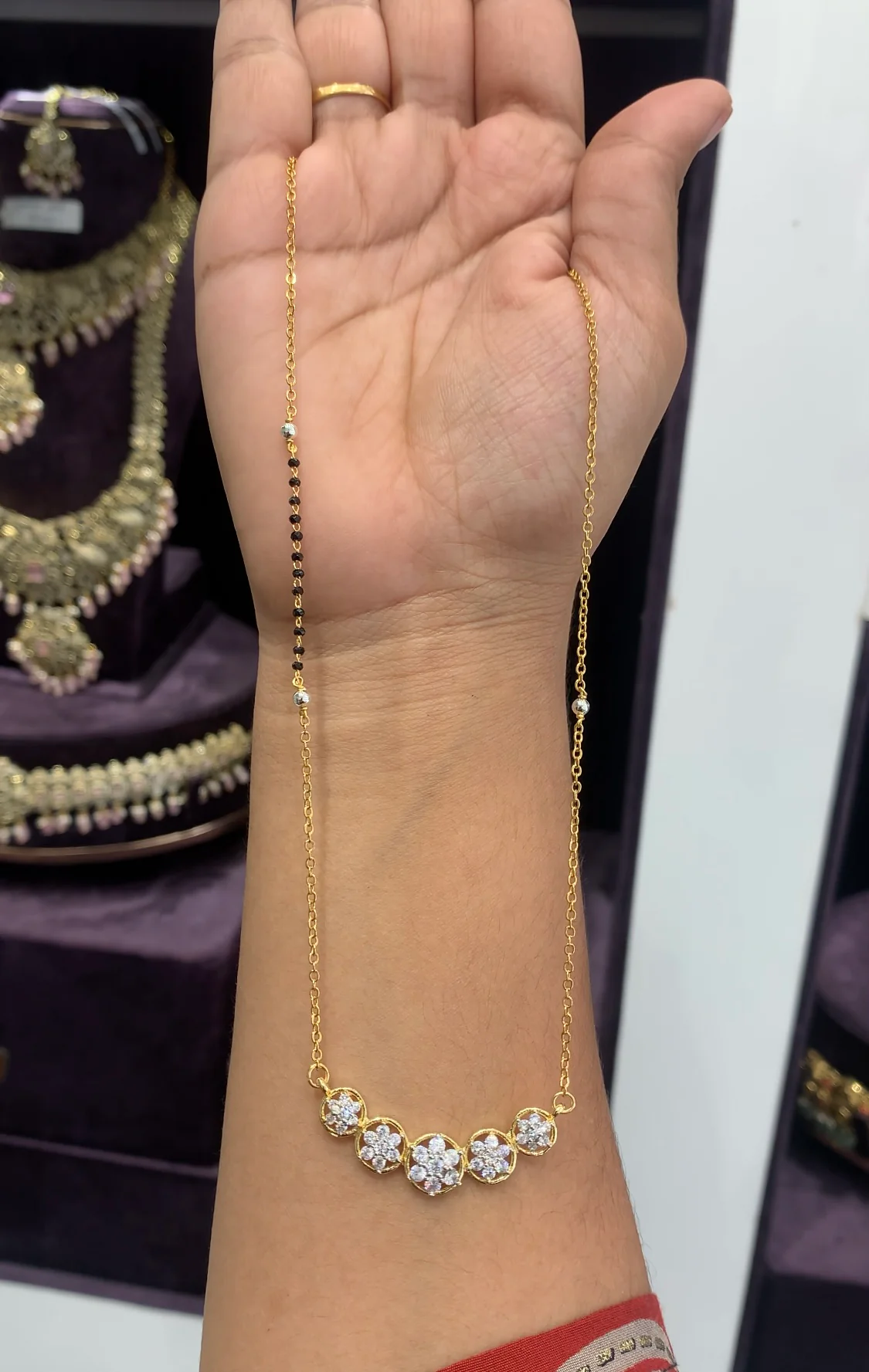 Beautiful Daimond Replica Blck beads