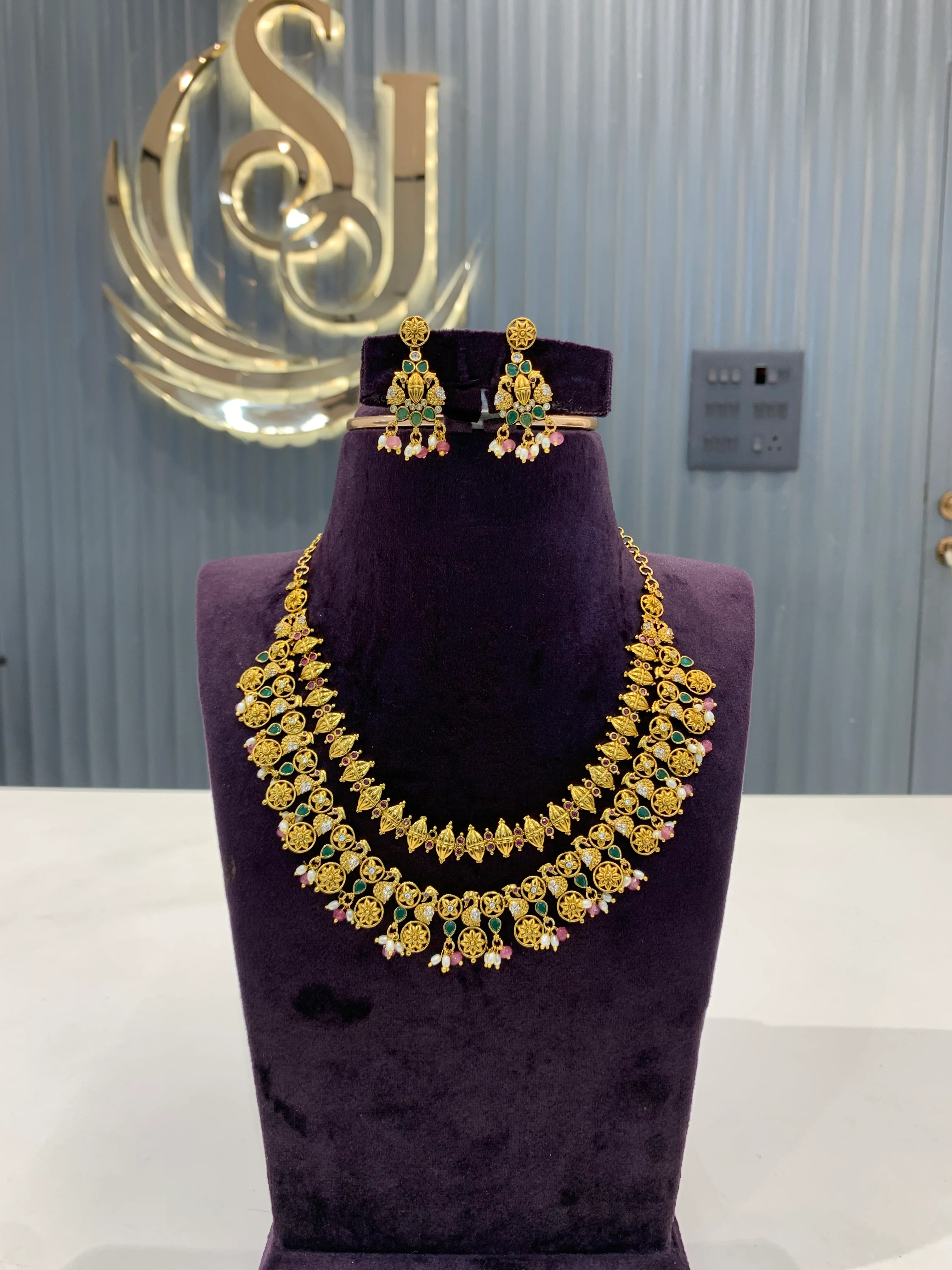 Beautiful double layer necklace - Image 2