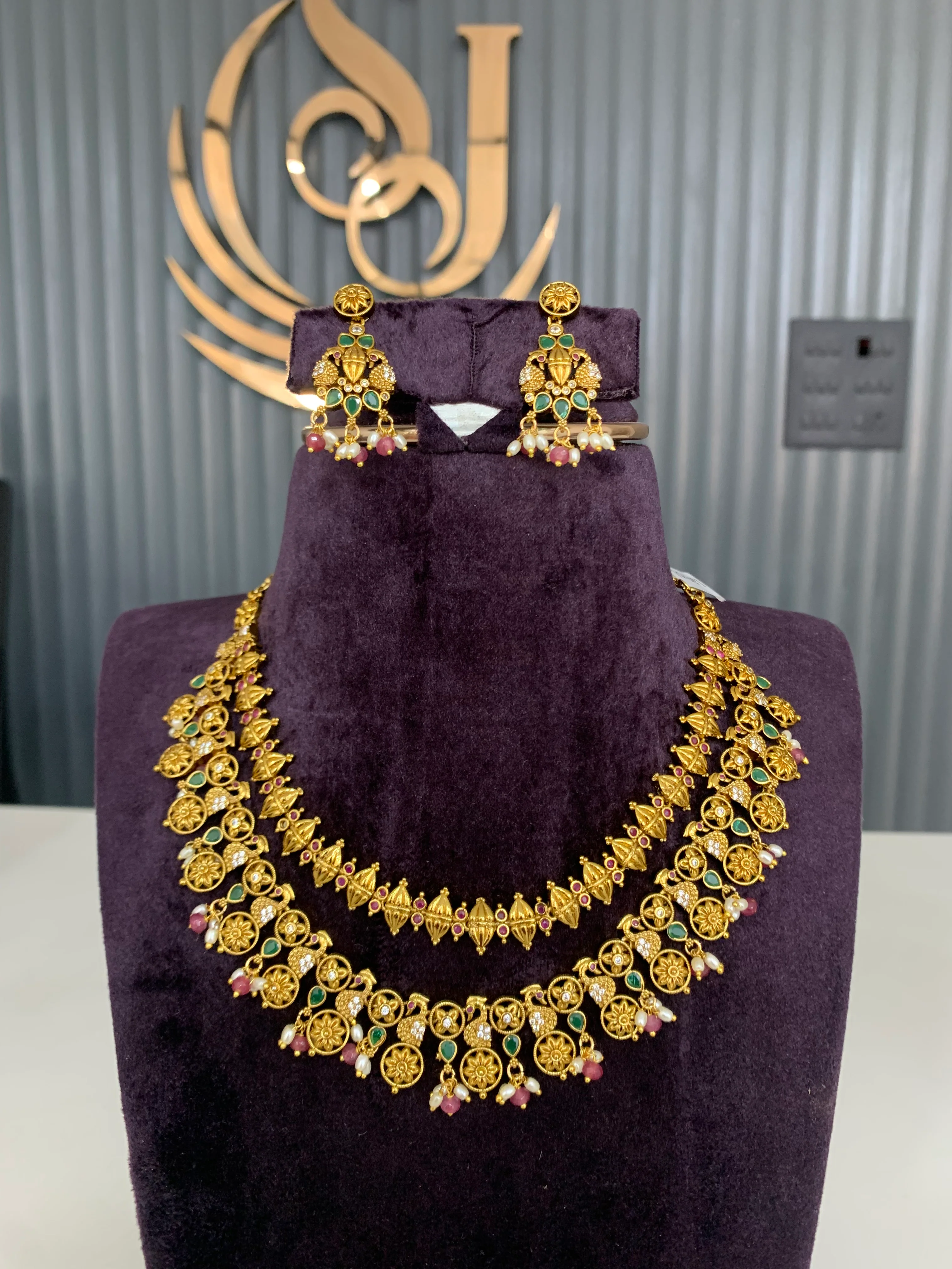 Beautiful double step necklace - Image 2