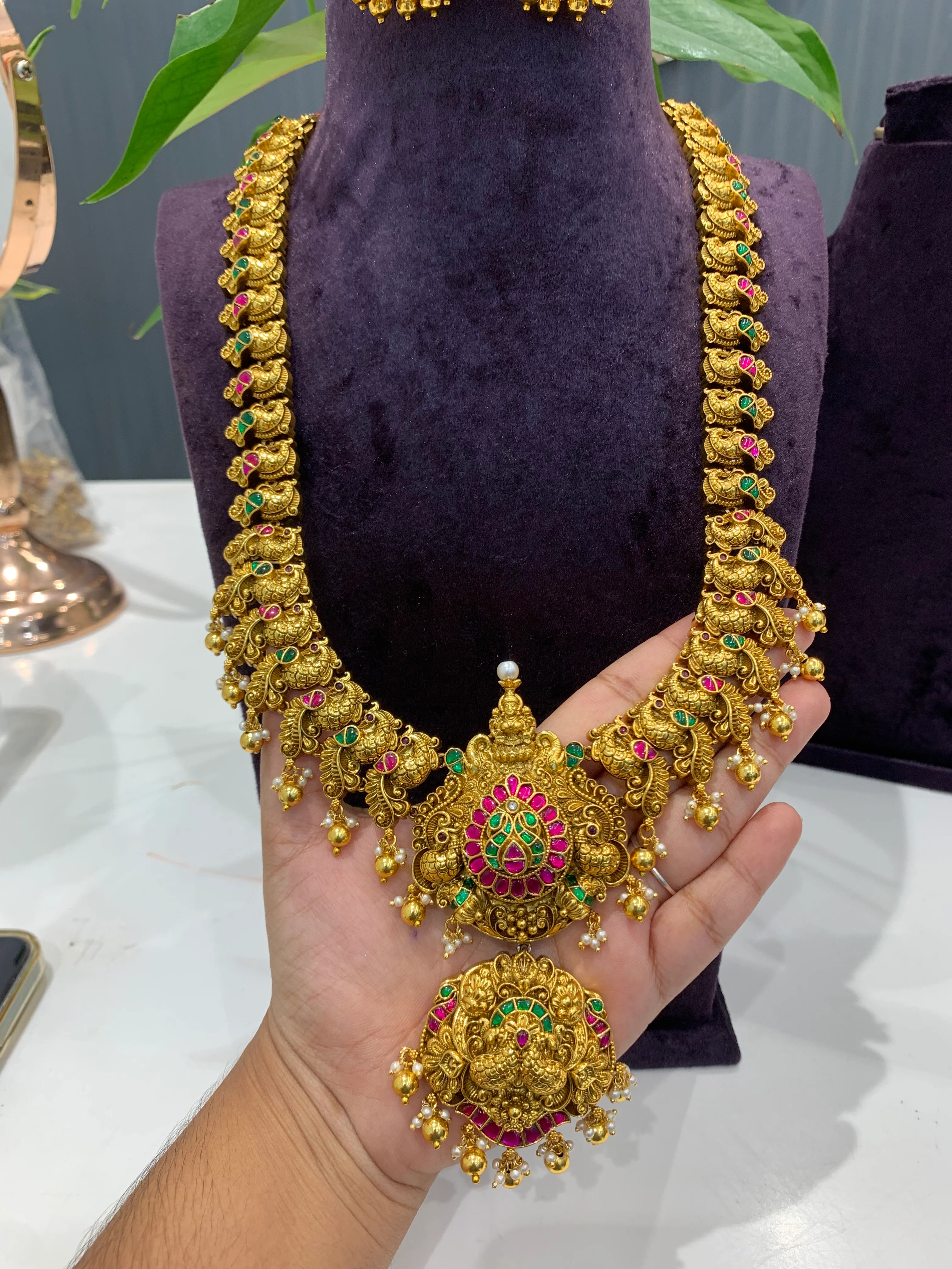 Beautiful jadav nakshi 3D haram - Image 2