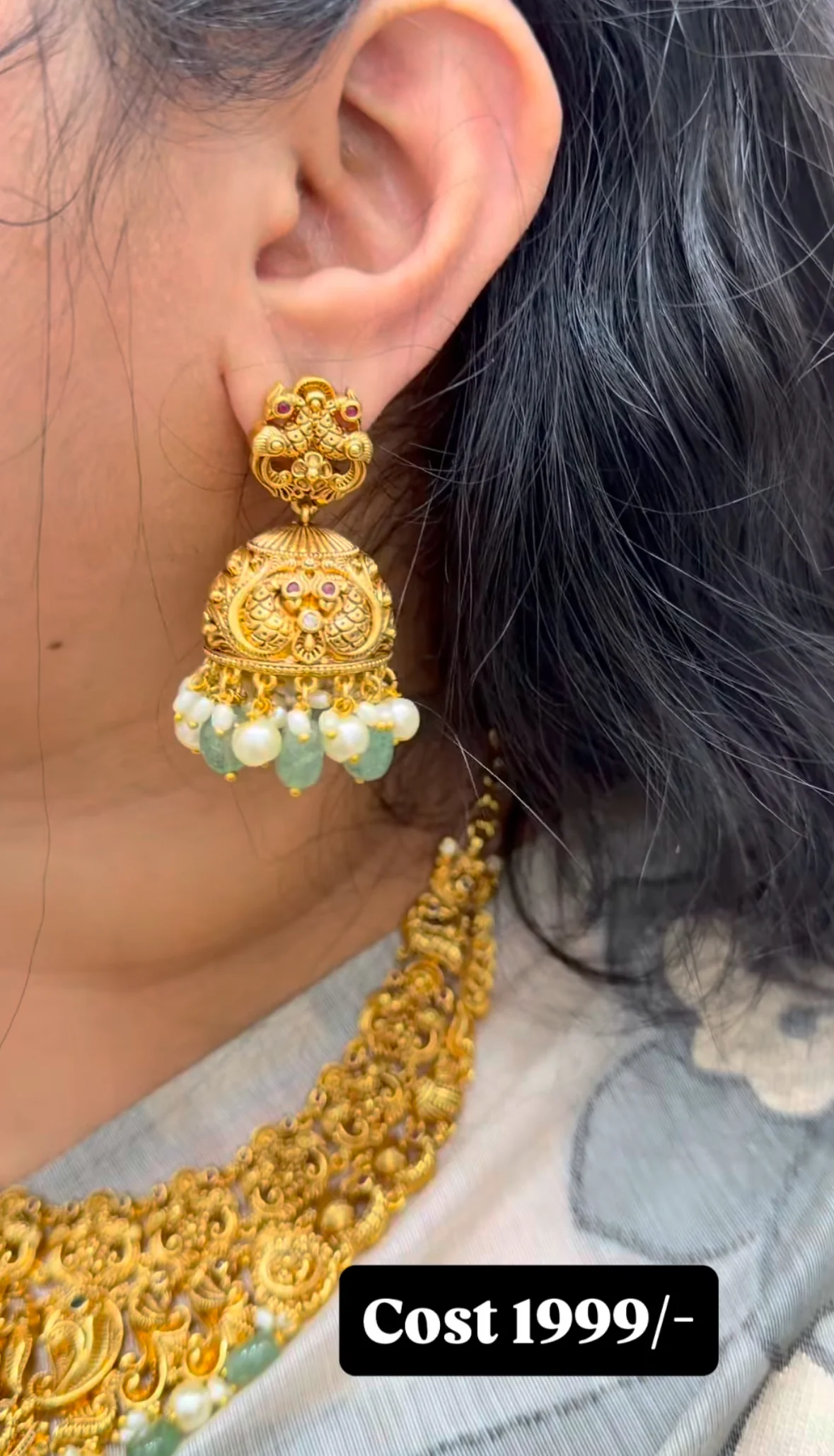 Beautiful nakshi 3D necklace - Image 2