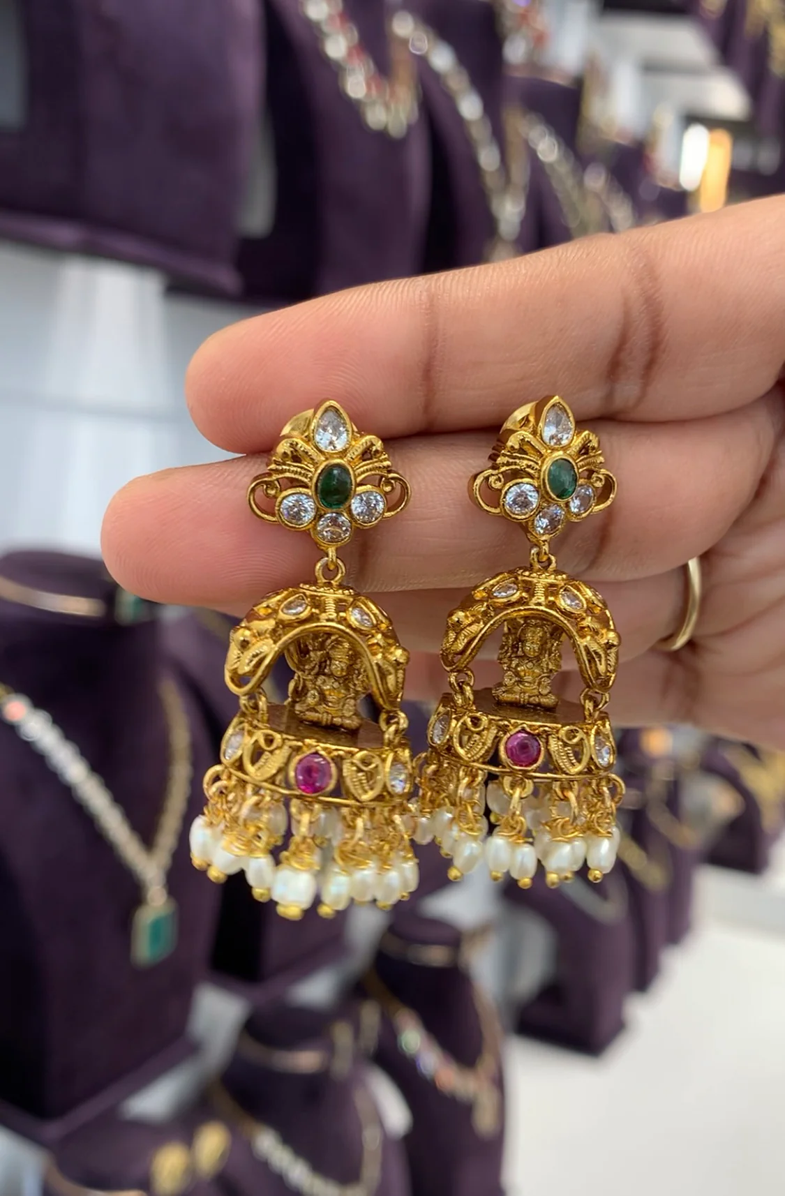 Beautiful Nakshi Jumkis