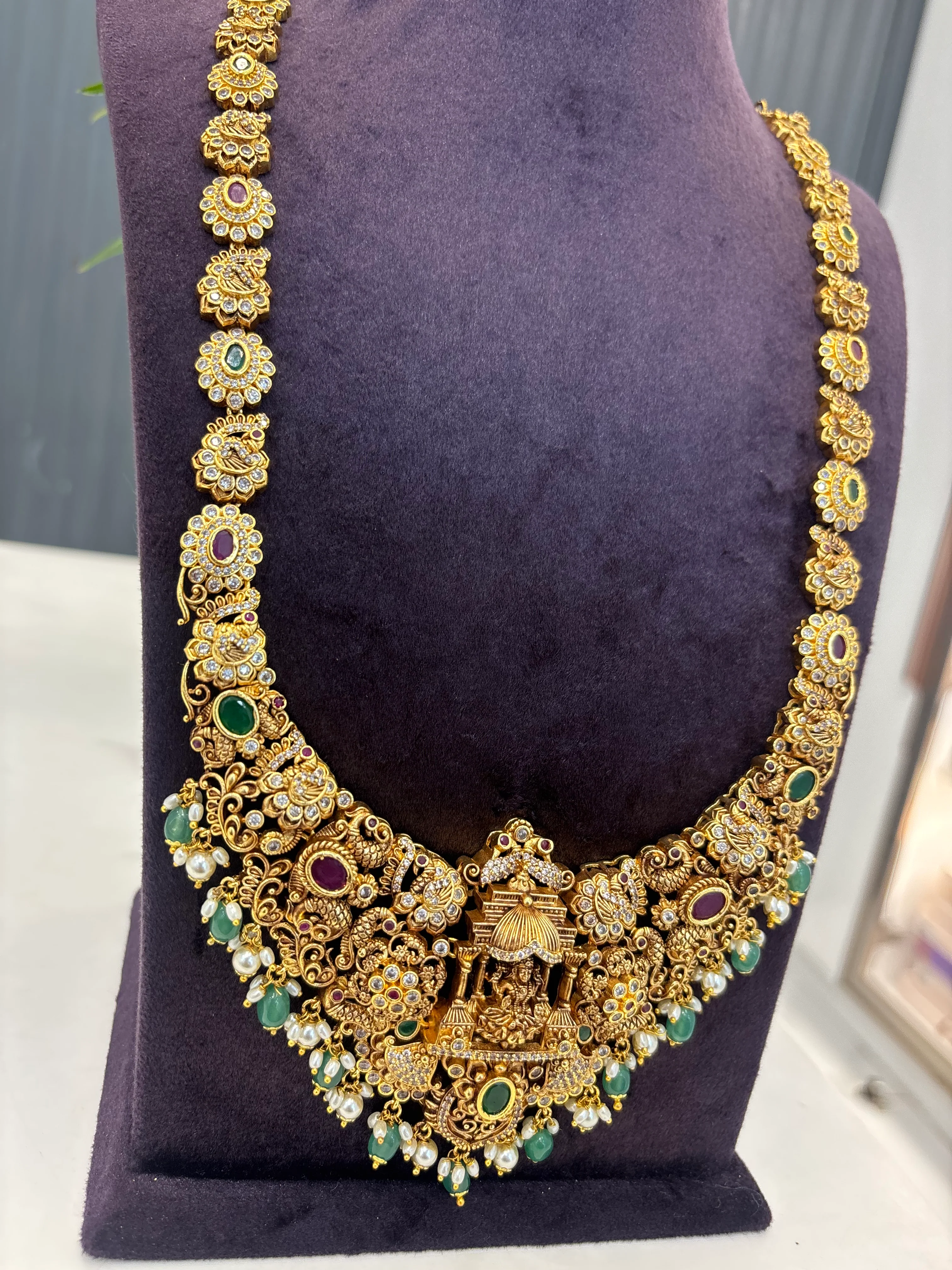 Beautiful Nakshi long Haram - Image 3