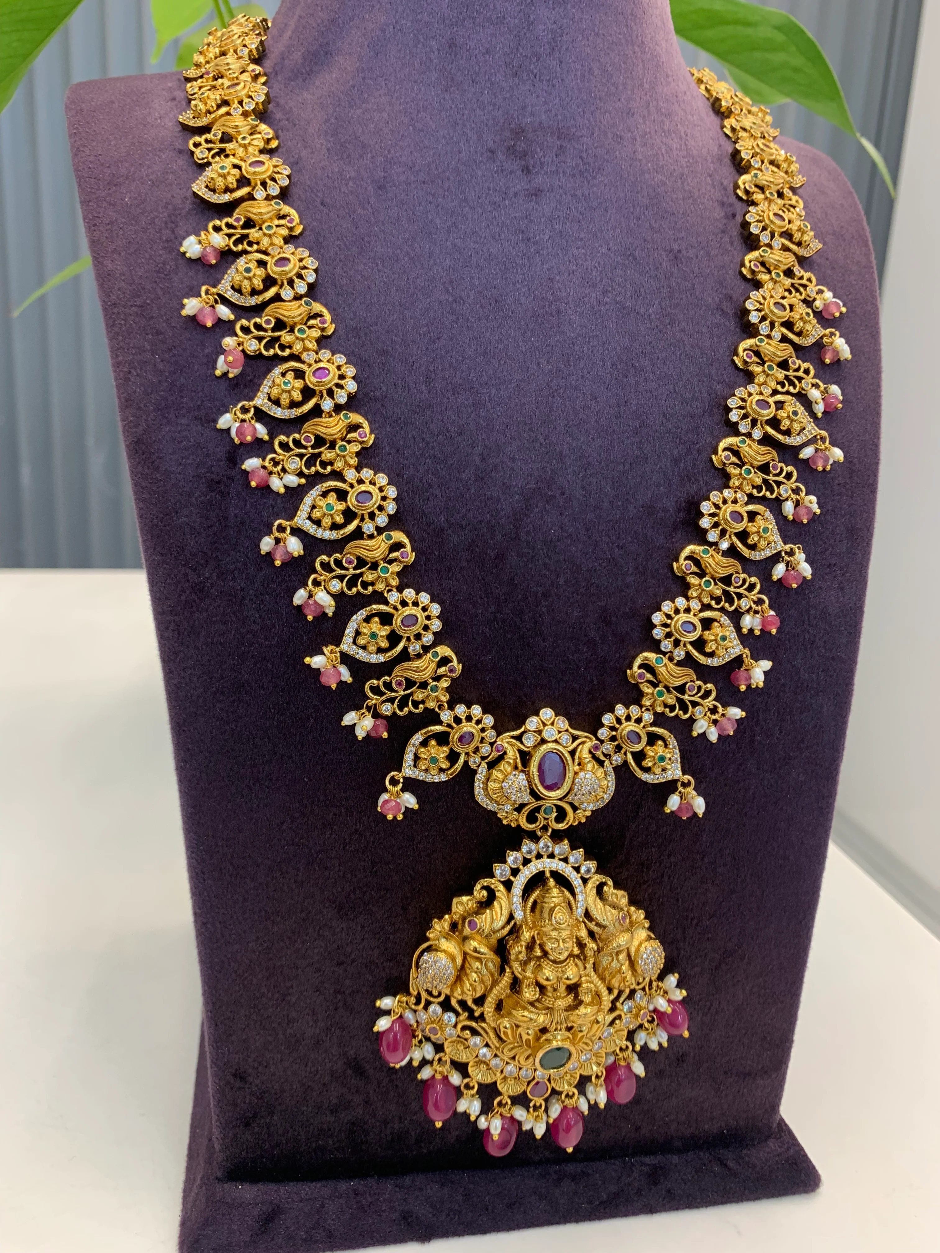 Beautiful Nakshi Long Haram - Image 3