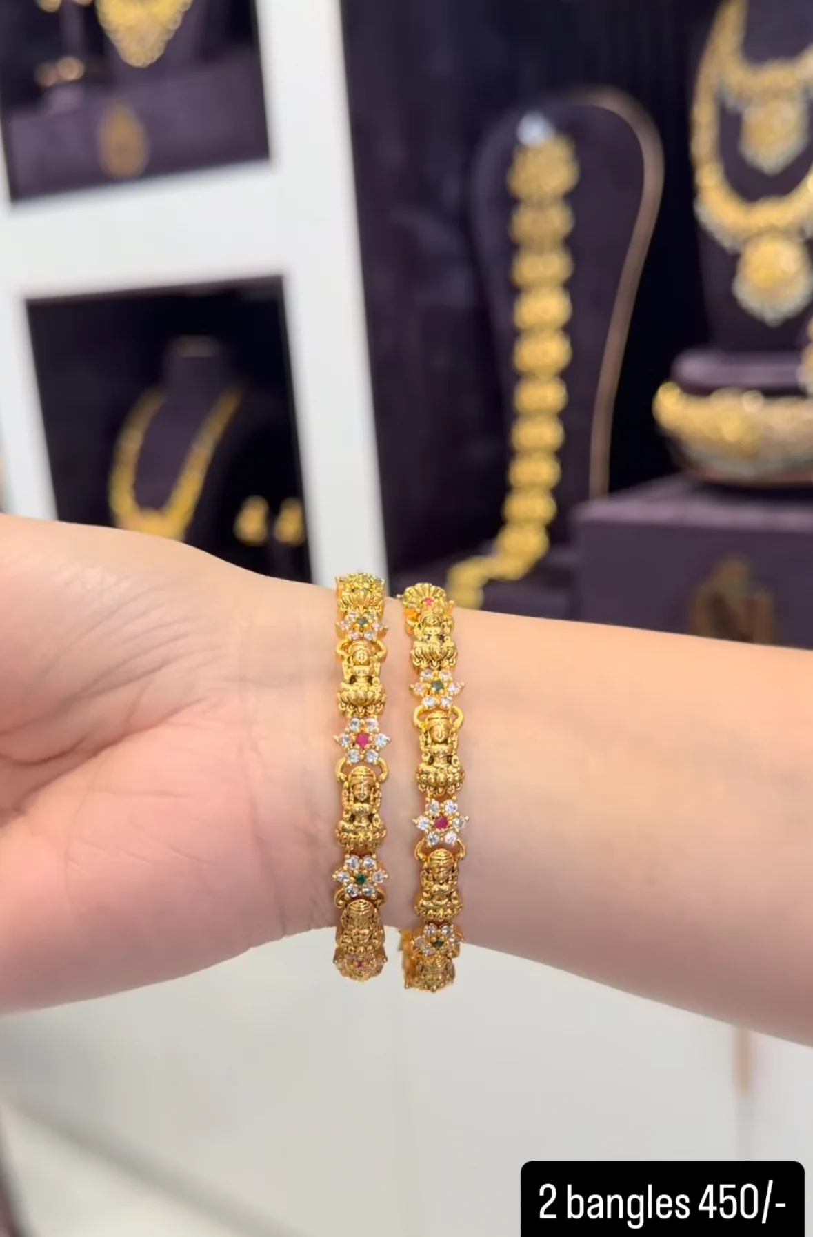 Beautiful nakshi multi bangles - Image 2