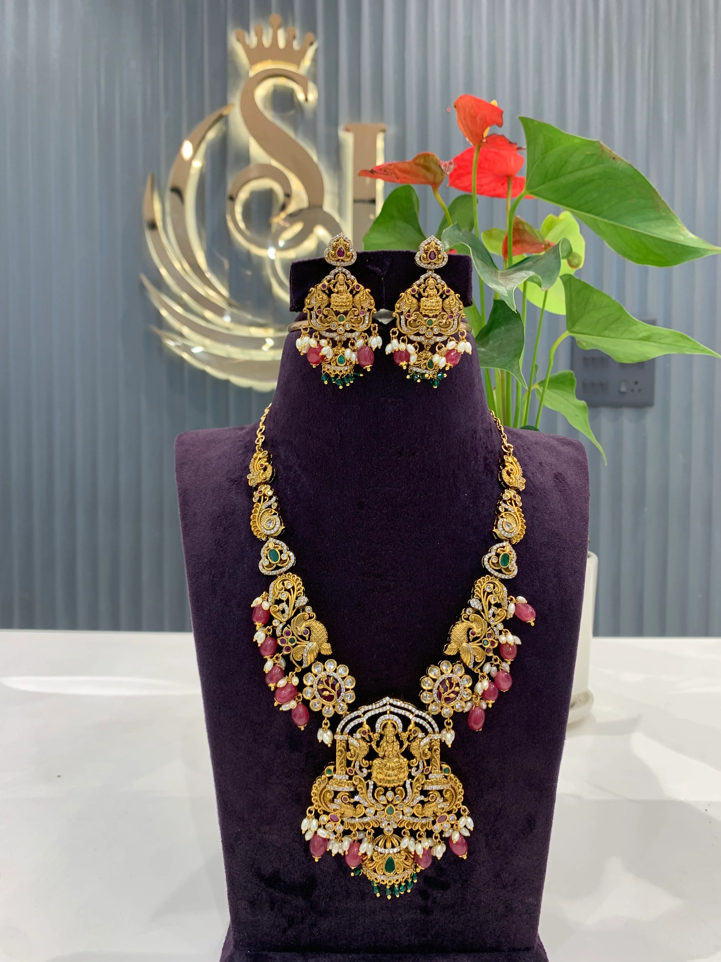 Beautiful nakshi necklace - Image 2