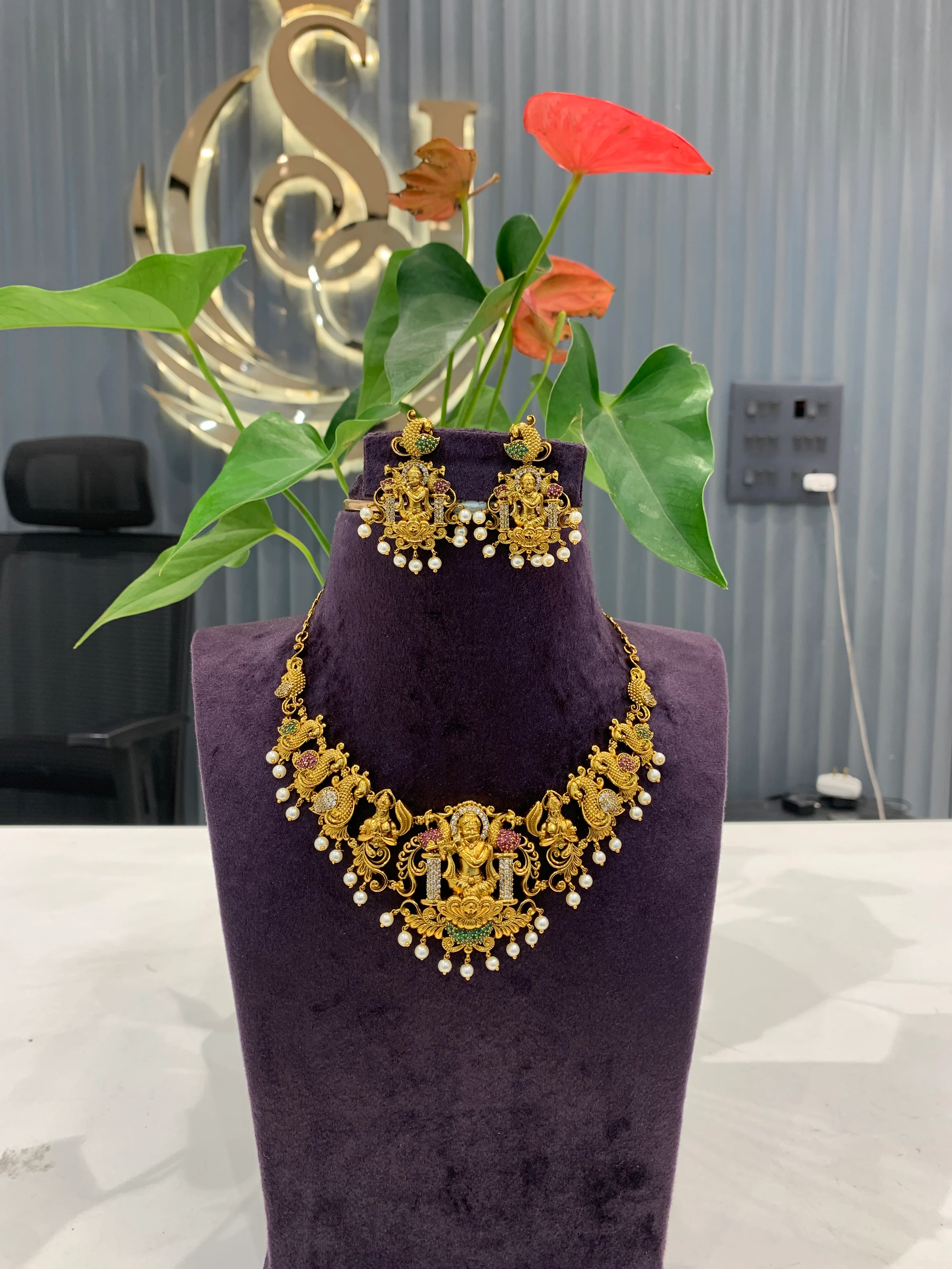 Beautiful nakshi necklace - Image 2