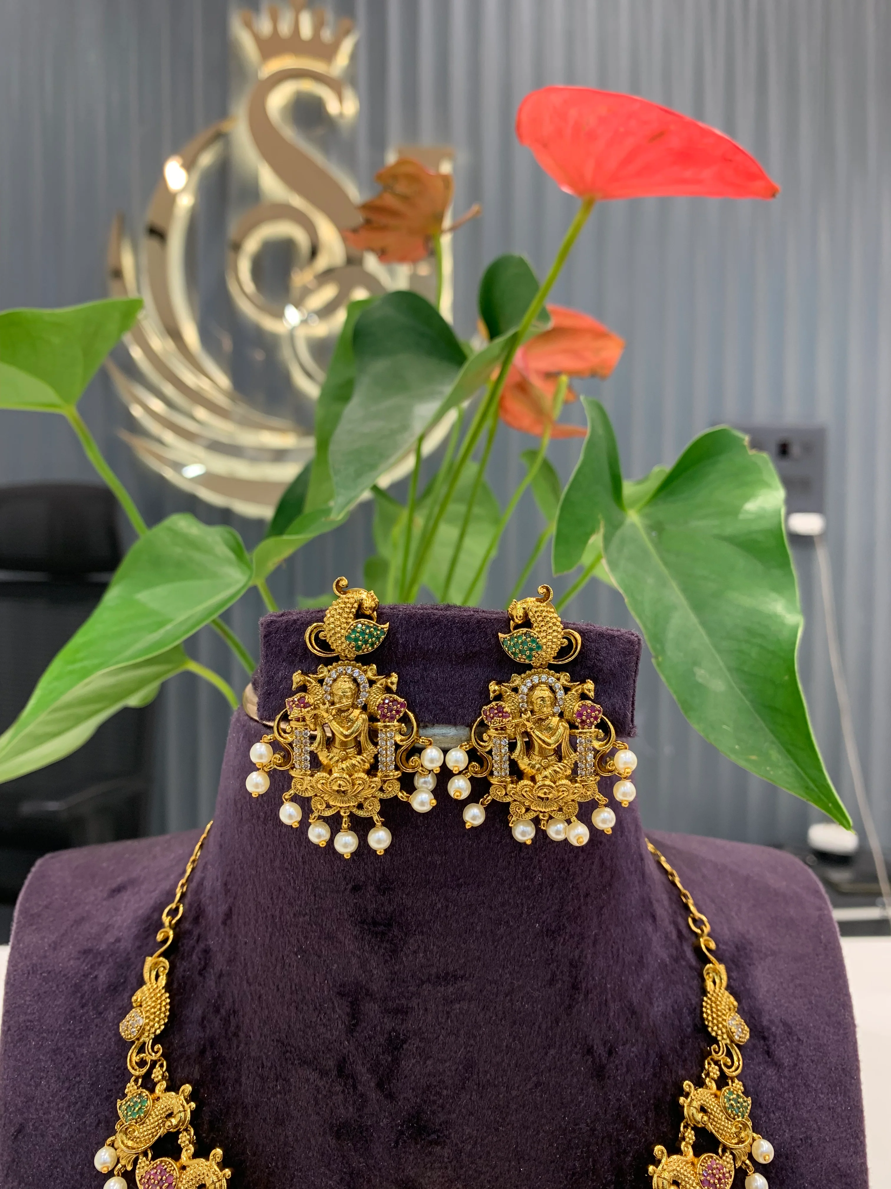 Beautiful nakshi necklace - Image 3