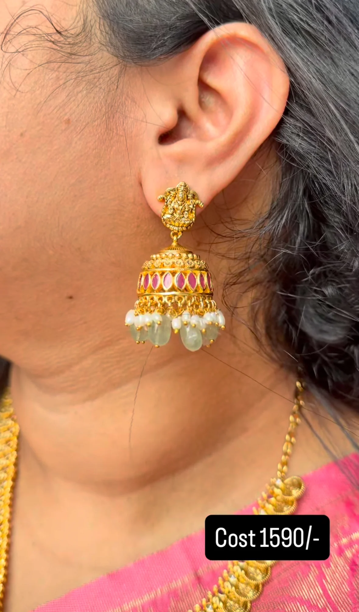 Beautiful nakshi necklace - Image 3