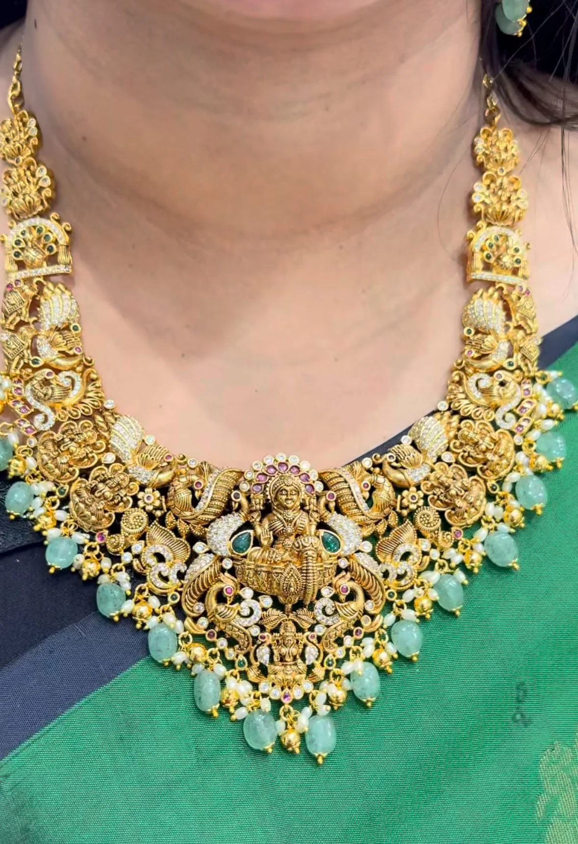 Beautiful traditional nakshi necklace - Image 2