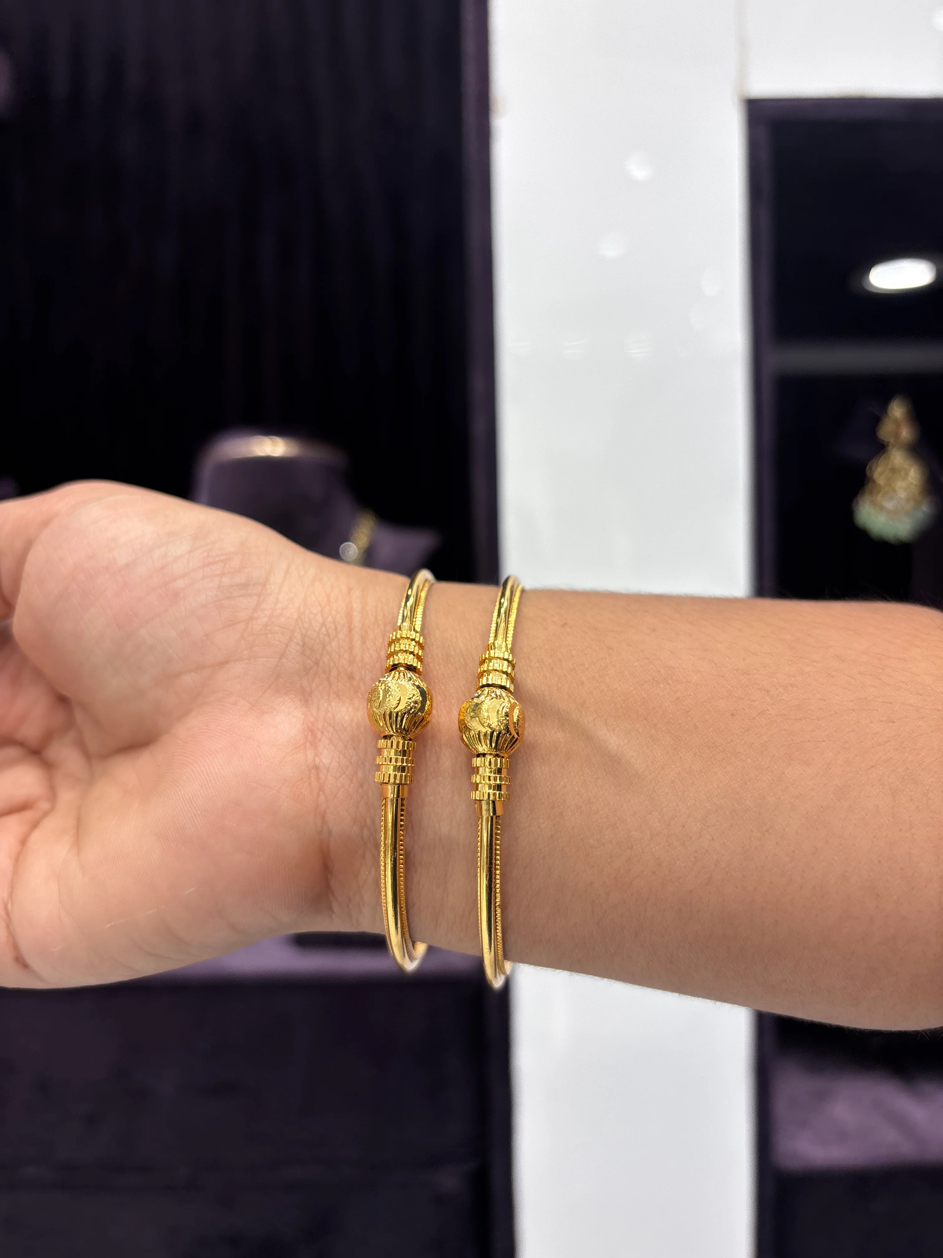 Microplated Gold Bangles
